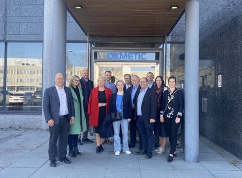 Soomes asuva Okmetic OÜ tehase külastus EAS ja TÜ esindajate poolt
