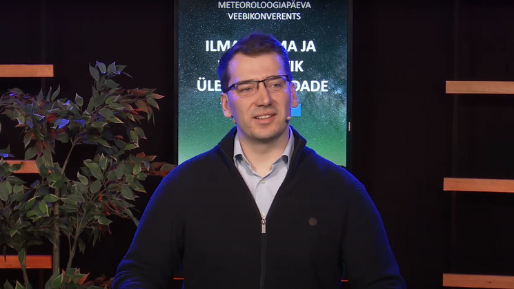 Velle Toll esinemas meteoropäeva konverentsil